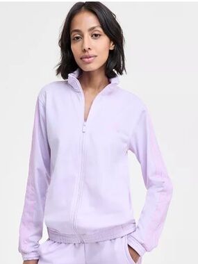 NWT Adidas Women's Lavender & Pink Tricot 3-Stripes Track Jacket Size Small